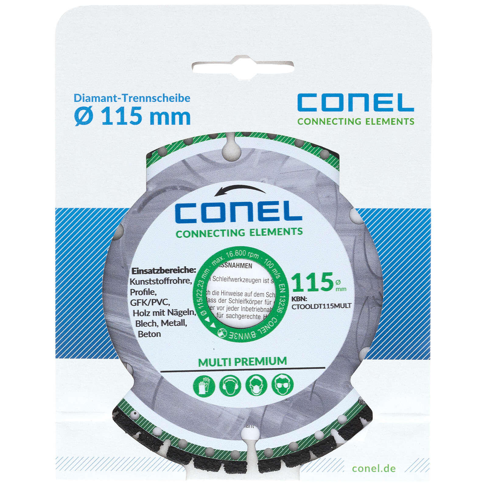 Diamanttrennscheibe Multi Premium TOOLS | Conel