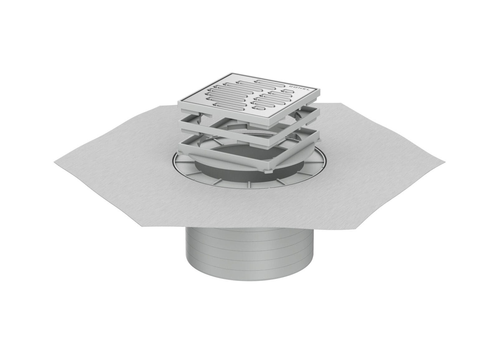 Aufsatzstück mit Rost DRAIN PLUS-CODPASR100-