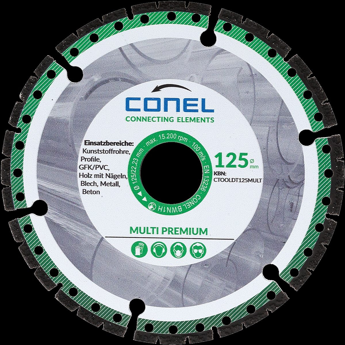 Diamanttrennscheibe Multi Premium TOOLS-CTOOLDT125MULT-