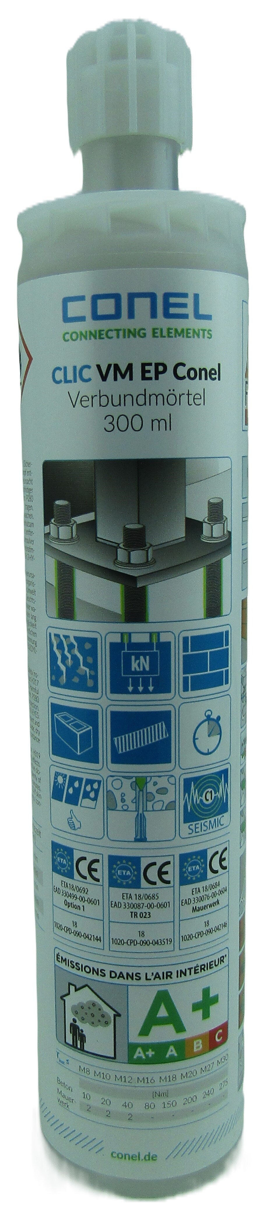 Verbundmörtel-Set KLICK-CCLVMEP300-