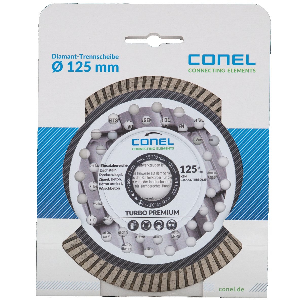 Diamanttrennscheibe Turbo Premium TOOLS-CTOOLDTURBO125-