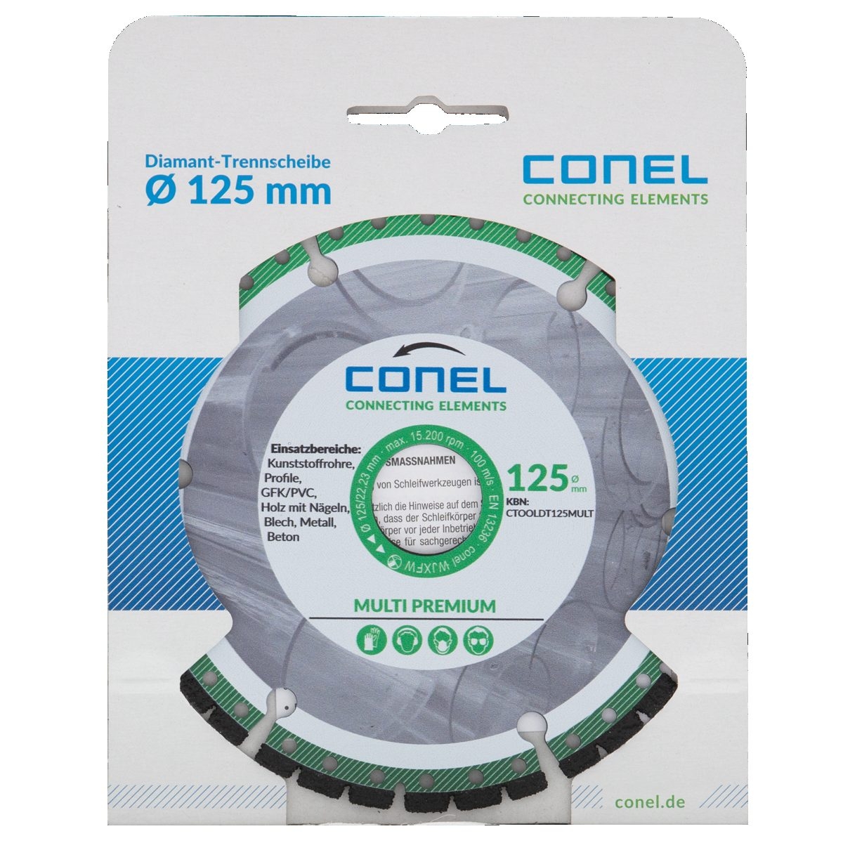 Diamanttrennscheibe Multi Premium TOOLS-CTOOLDT125MULT-