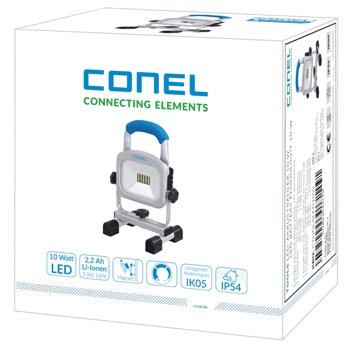 LED-Akkustrahler TOOLS-CTOOLBLED10W-