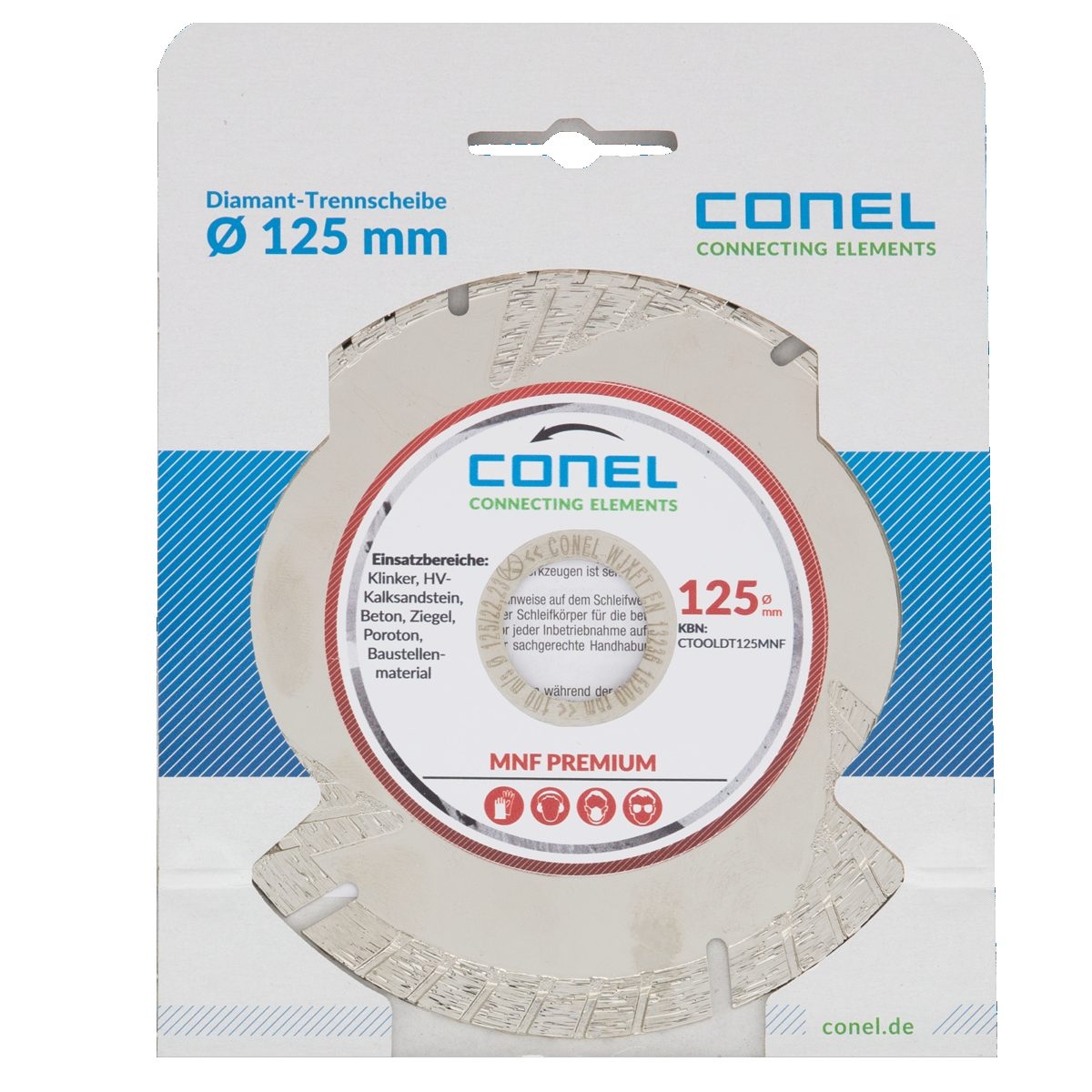 Diamanttrennscheibe MNF TOOLS-CTOOLDT125MNF-