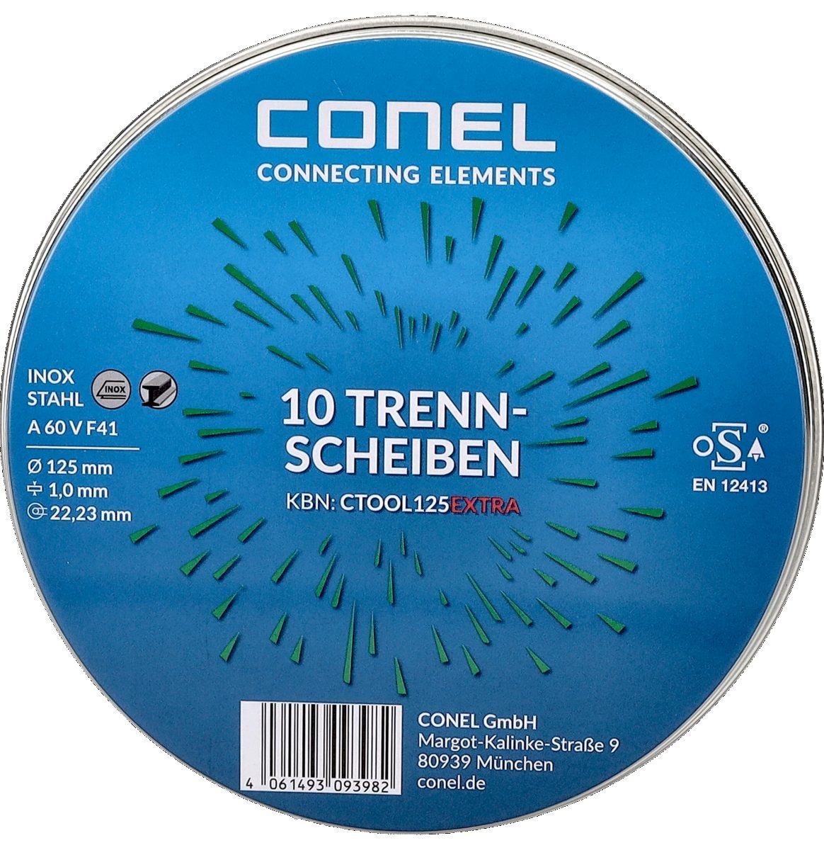 Trennscheiben INOX TOOLS-CTOOLT125EXTRA-