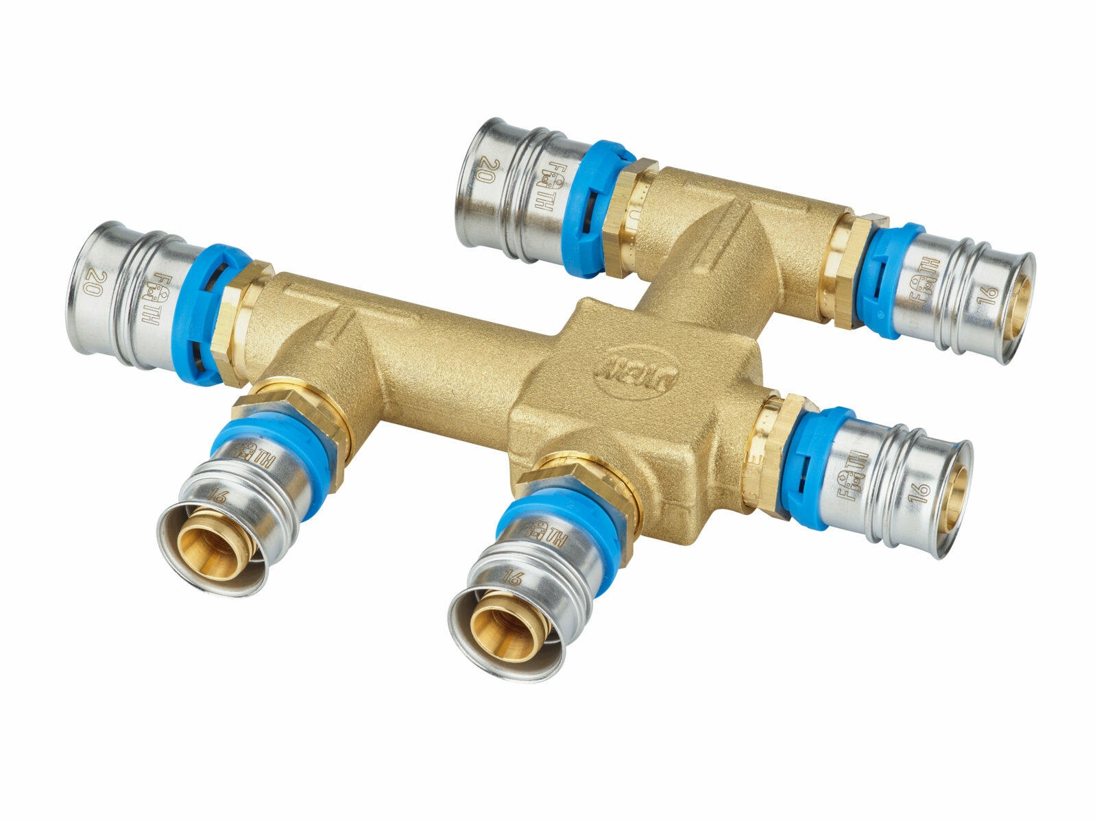 Kreuzungs-T-Stück 16 mm CONNECT-CCMVKT201620N-