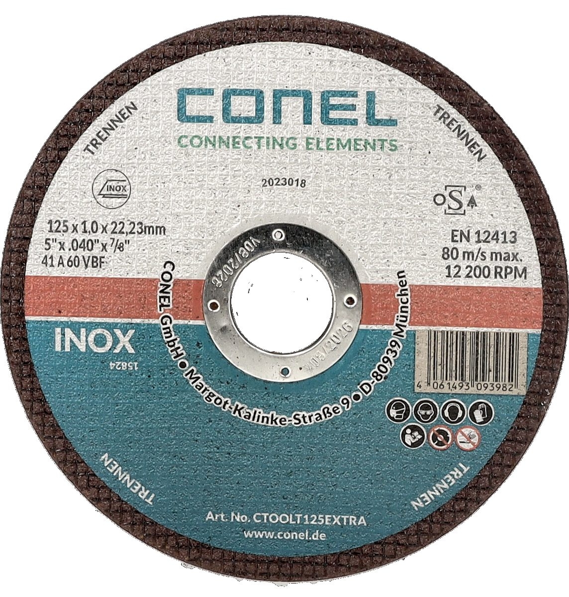 Trennscheiben INOX TOOLS-CTOOLT125EXTRA-
