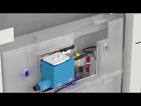 Montage CONEL VIS WC-Steuerung mit Funk-Auslösung