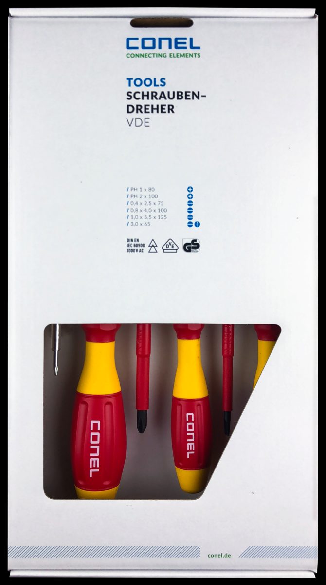Schraubendreher-Satz 6 tlg. TOOLS-CTOOLSDSET6VDE-