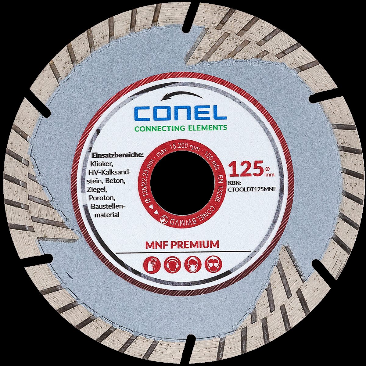 Diamanttrennscheibe MNF TOOLS-CTOOLDT125MNF-