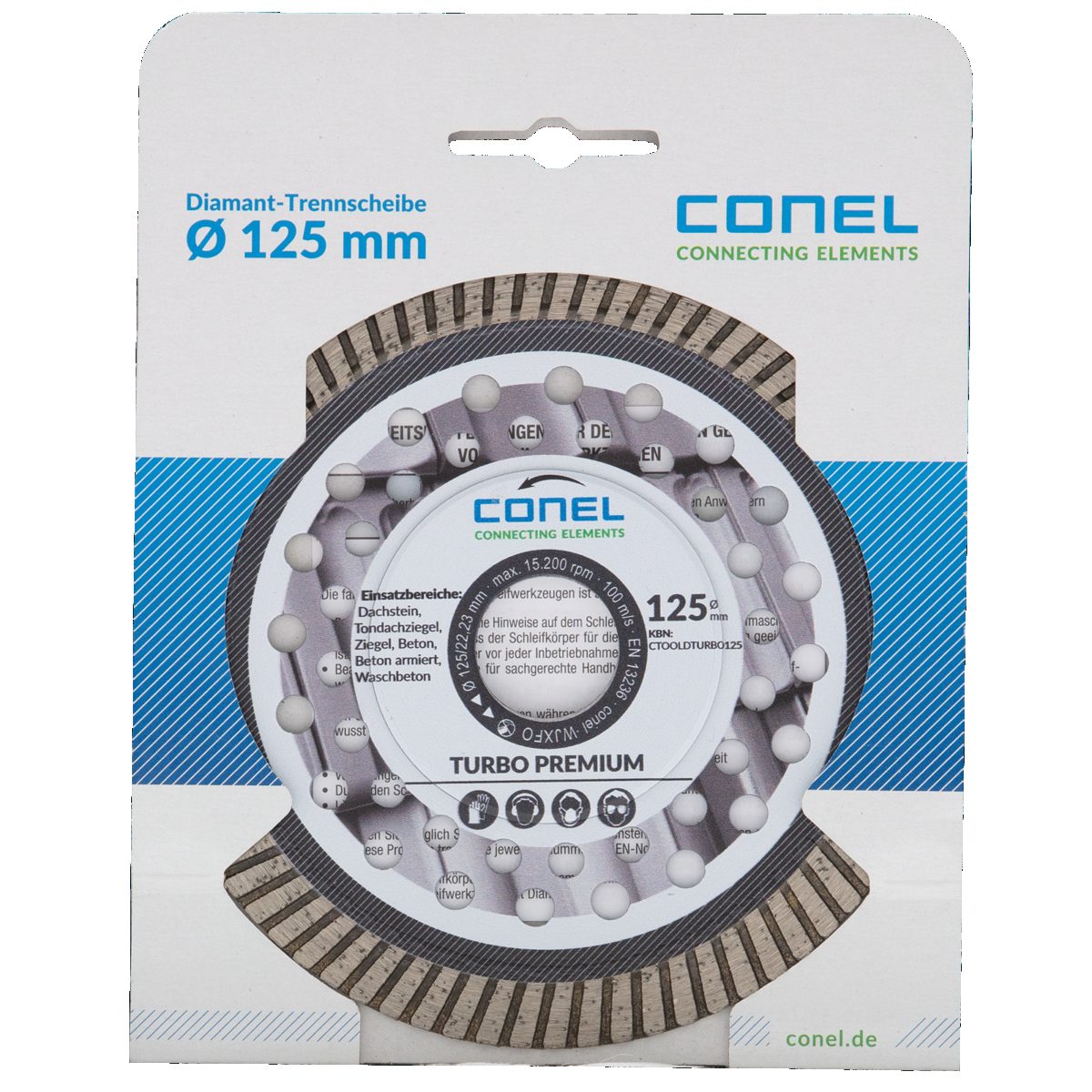 Diamanttrennscheibe Turbo Premium TOOLS-CTOOLDTURBO125-