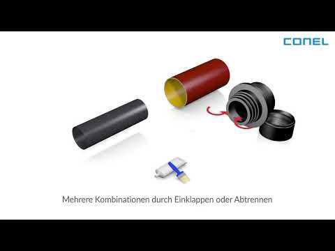 Montage-Anleitung für den DRAIN LINK Kombiadapter von CONEL